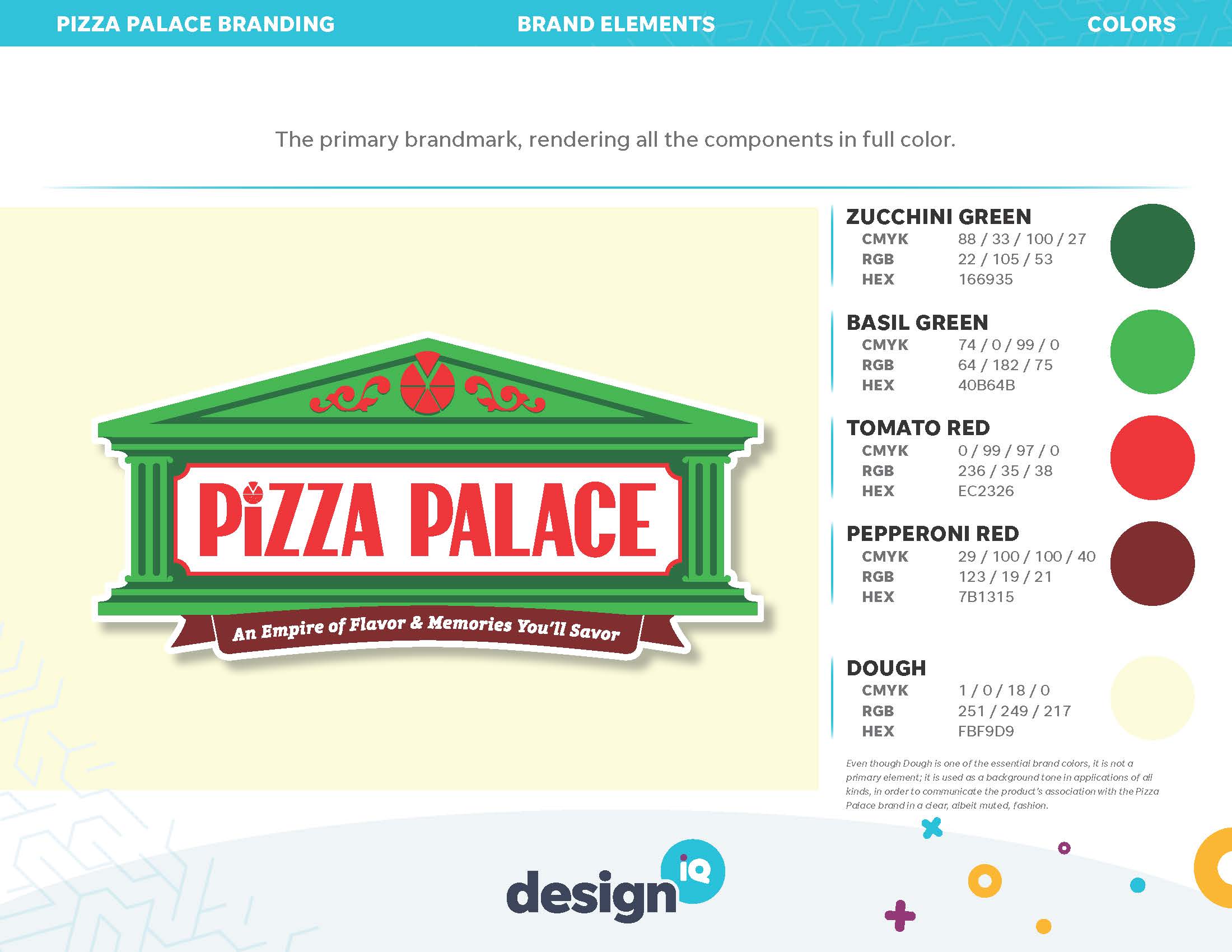 Pizza Palace branding by DesigniQ