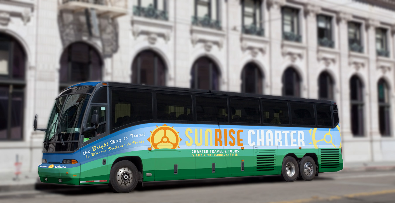 Sunrise Charter Vehicle Wrap by DesigniQ